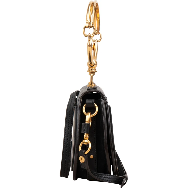Chloé Black Leather Nile Crossbody Bag