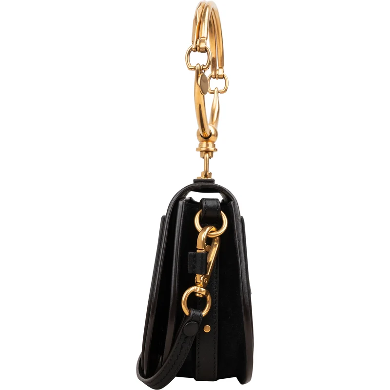 Chloé Black Leather Nile Crossbody Bag