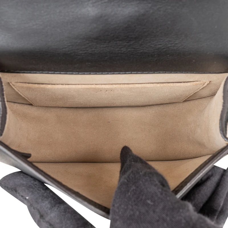 Chloé Black Leather Nile Crossbody Bag