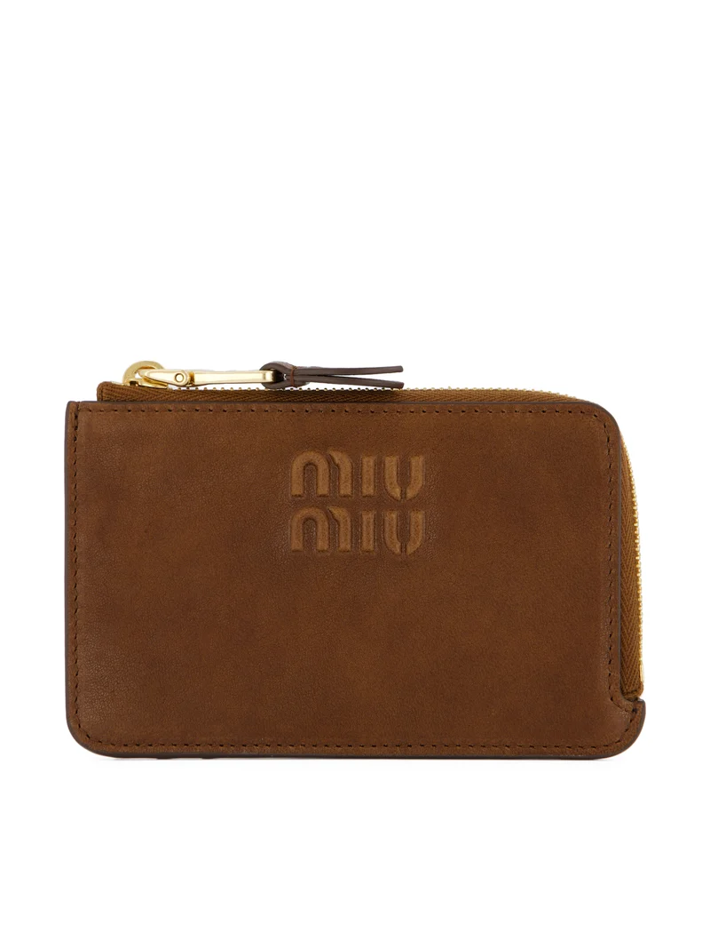 MIU MIU Portacarte A Busta In Nappa