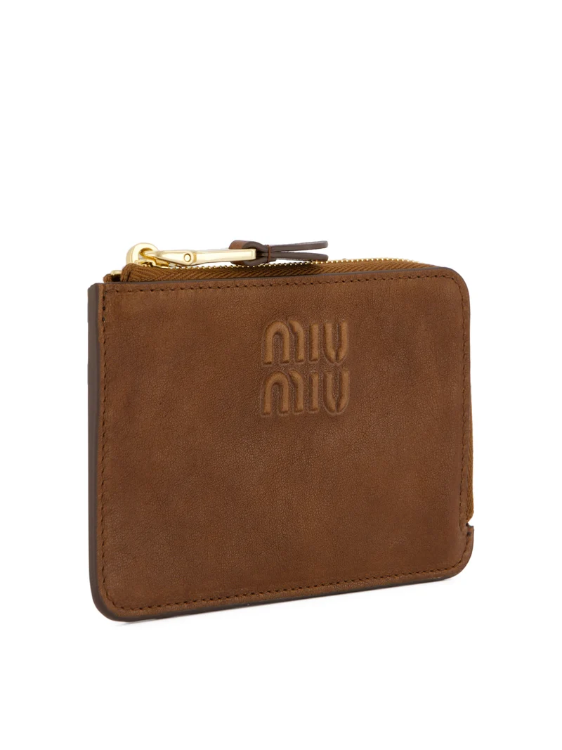 MIU MIU Portacarte A Busta In Nappa