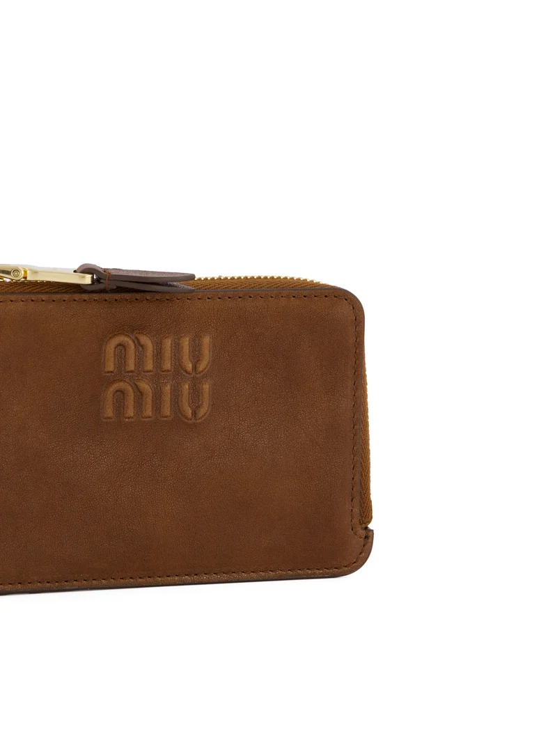 MIU MIU Portacarte A Busta In Nappa