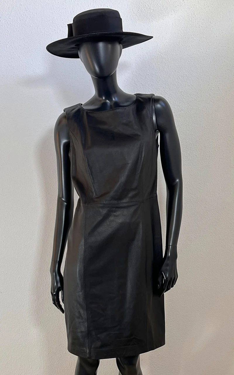 Vintage 90s Madeleine Leather Dress