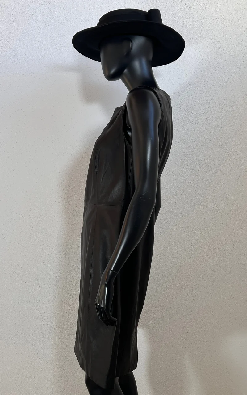 Vintage 90s Madeleine Leather Dress