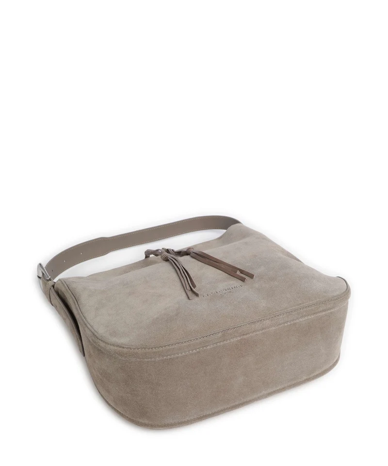 Liebeskind Ines Suede L Beuteltasche neutral grey