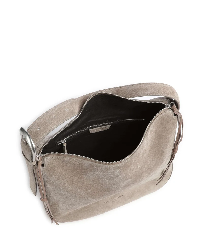 Liebeskind Ines Suede L Beuteltasche neutral grey