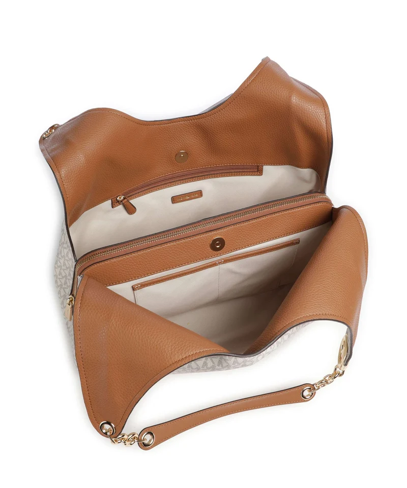Michael Kors Ellie Large Beuteltasche vanilla/acorn