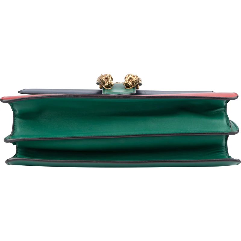 Gucci Multicolor Leather Dionysus Bamboo Top Handle Crossbody Handbag