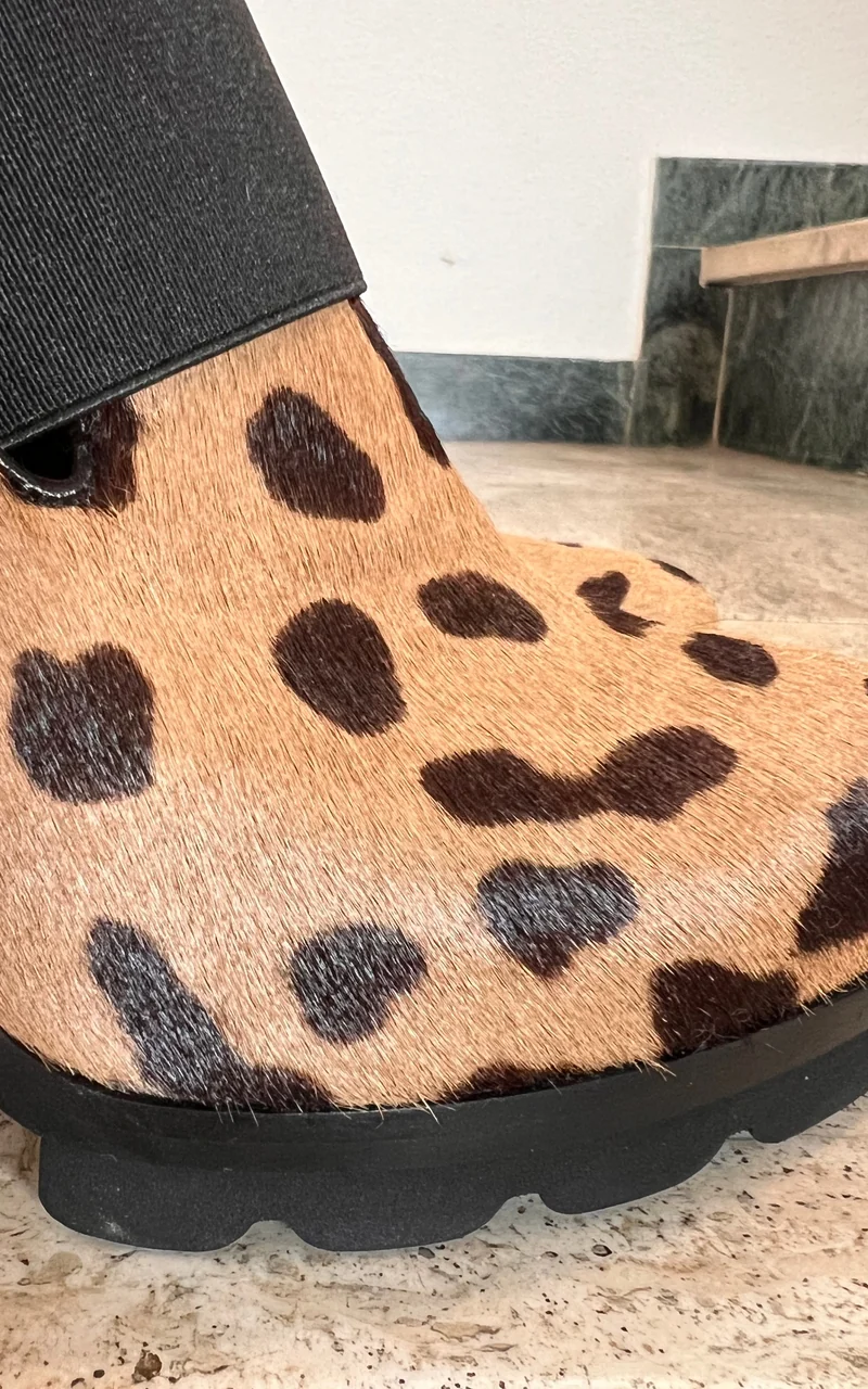Vintage Walter Steiger Leo Fur Mules 37