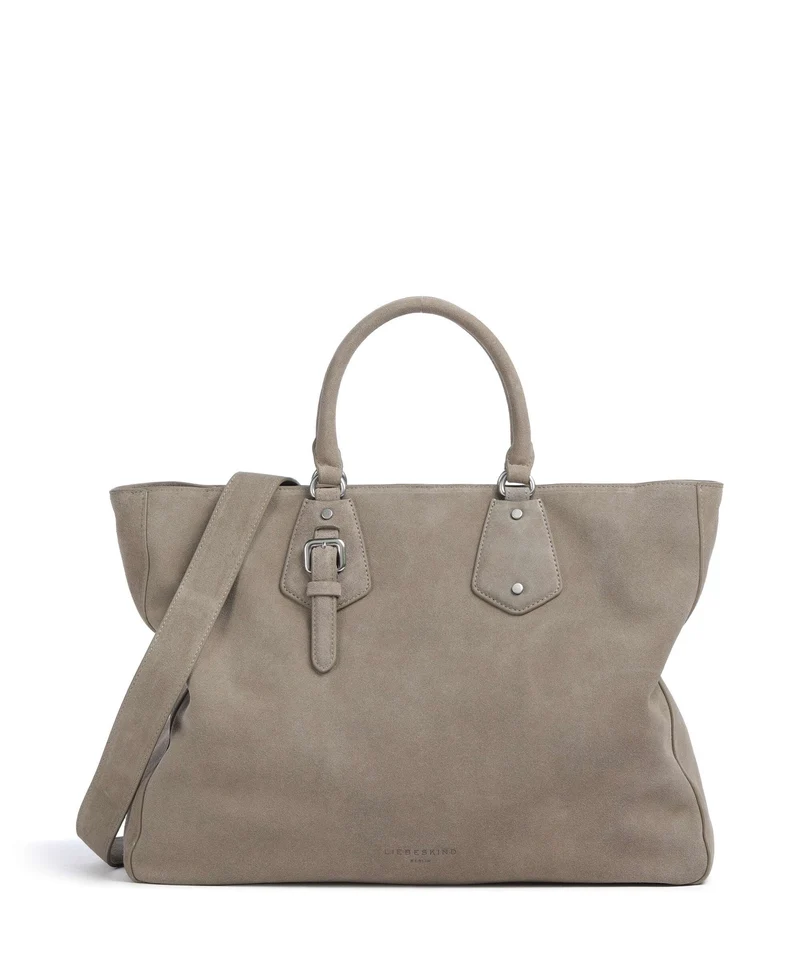 Liebeskind Cora Hydro Suede L Handtasche neutral grey