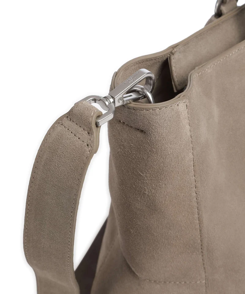 Liebeskind Cora Hydro Suede L Handtasche neutral grey