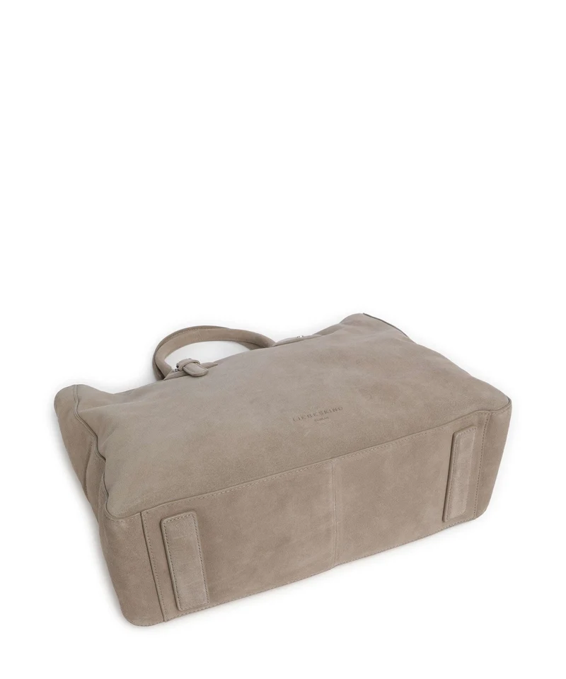 Liebeskind Cora Hydro Suede L Handtasche neutral grey