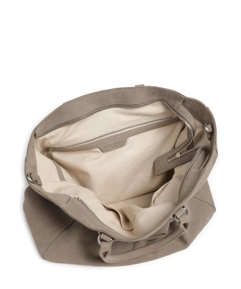 Liebeskind Cora Hydro Suede L Handtasche neutral grey