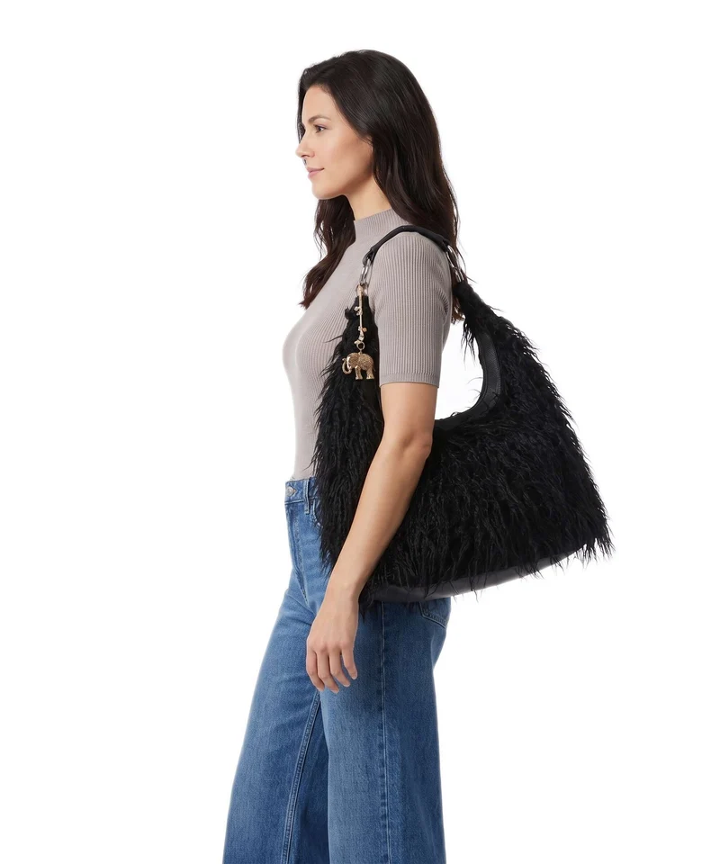 Anokhi Beuteltasche black