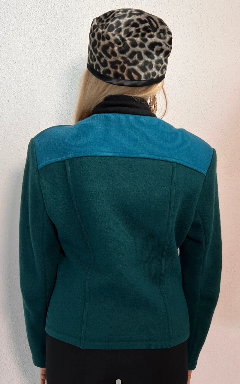 Vintage Yves Saint Laurent Wool and Velvet Jacket
