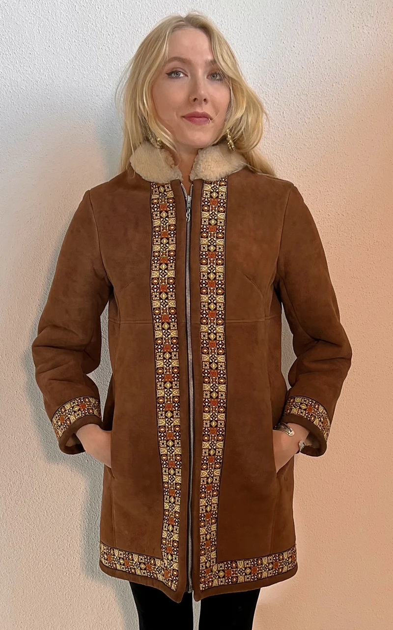 Vintage 70s Shearling Coat