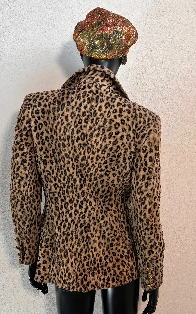 Vintage Lolita Lempicka Fur Leo Blazer