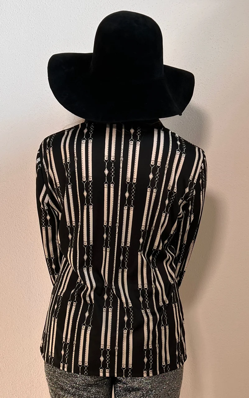 Vintage 70s Horsebit Blouse