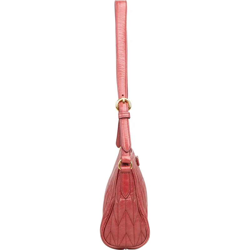 Miu Miu Quilted Nappa Leather Shoulder Bag