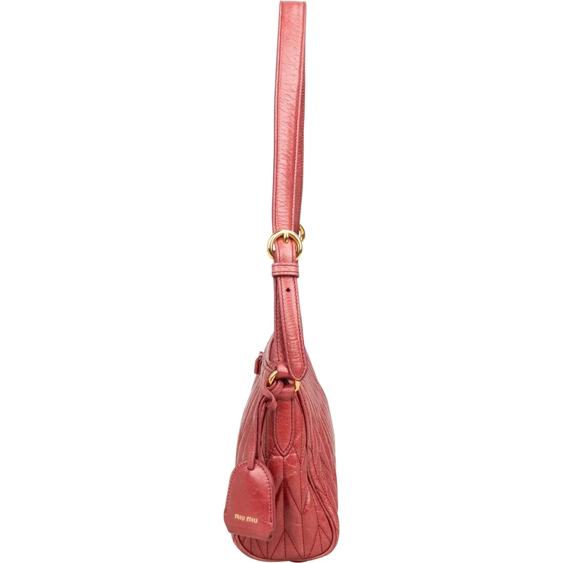 Miu Miu Quilted Nappa Leather Shoulder Bag