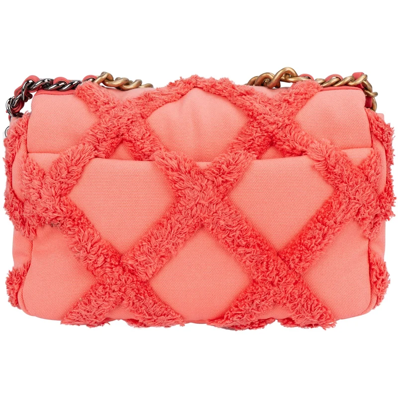 Chanel 19 Frayed Canvas Single Flap Crossbody Bag