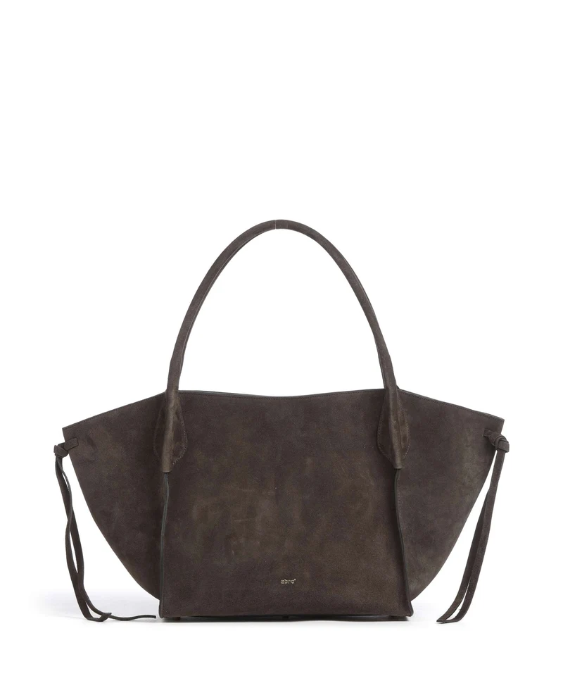 Abro Suede Vibe Big Shopper dark brown