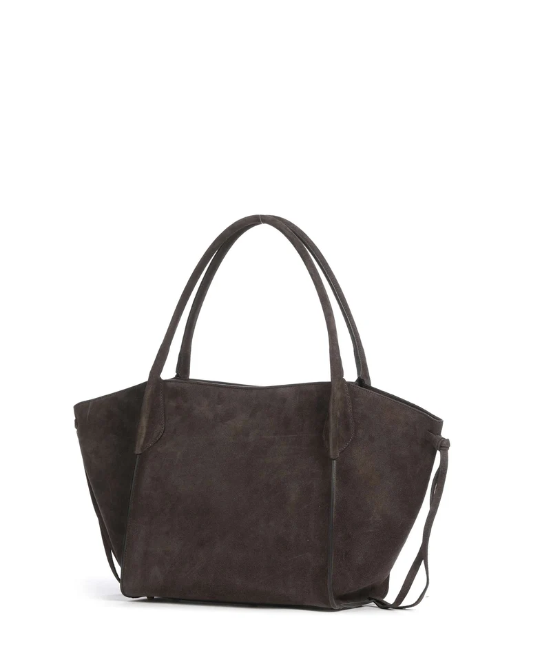 Abro Suede Vibe Big Shopper dark brown