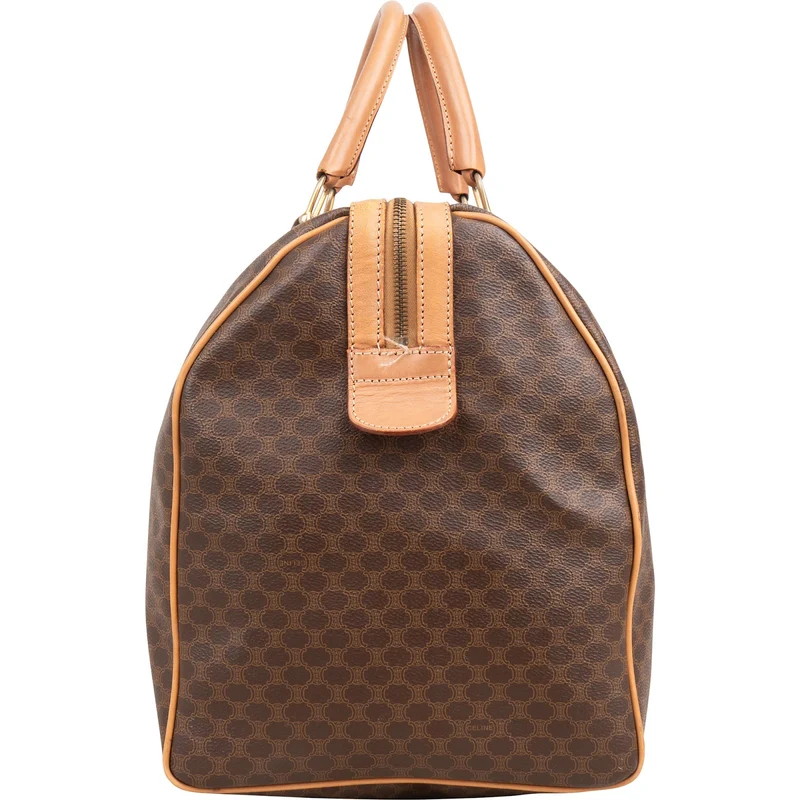 Celine Macadam Monogram Canvas Boston 50 Travel Bag