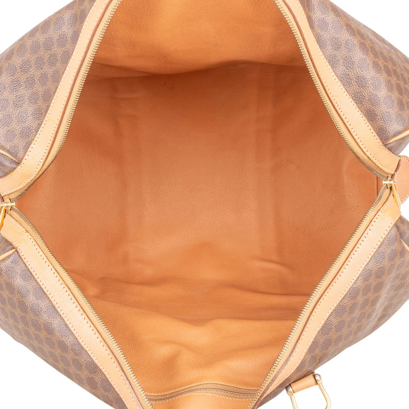 Celine Macadam Monogram Canvas Boston 50 Travel Bag