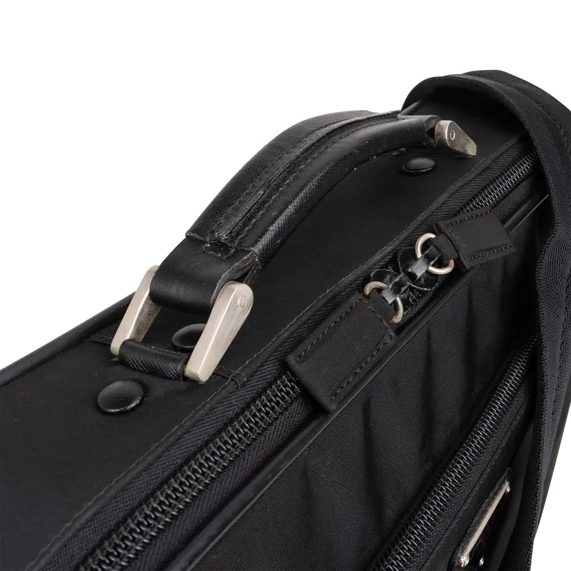 Prada Black Tessuto Nylon Laptop Business Handbag