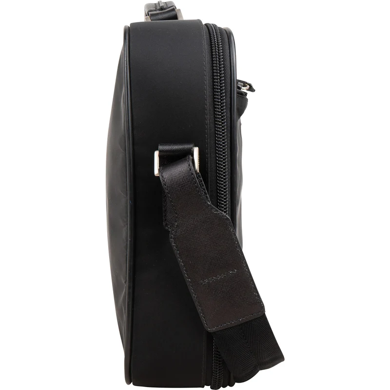 Prada Black Tessuto Nylon Laptop Business Handbag