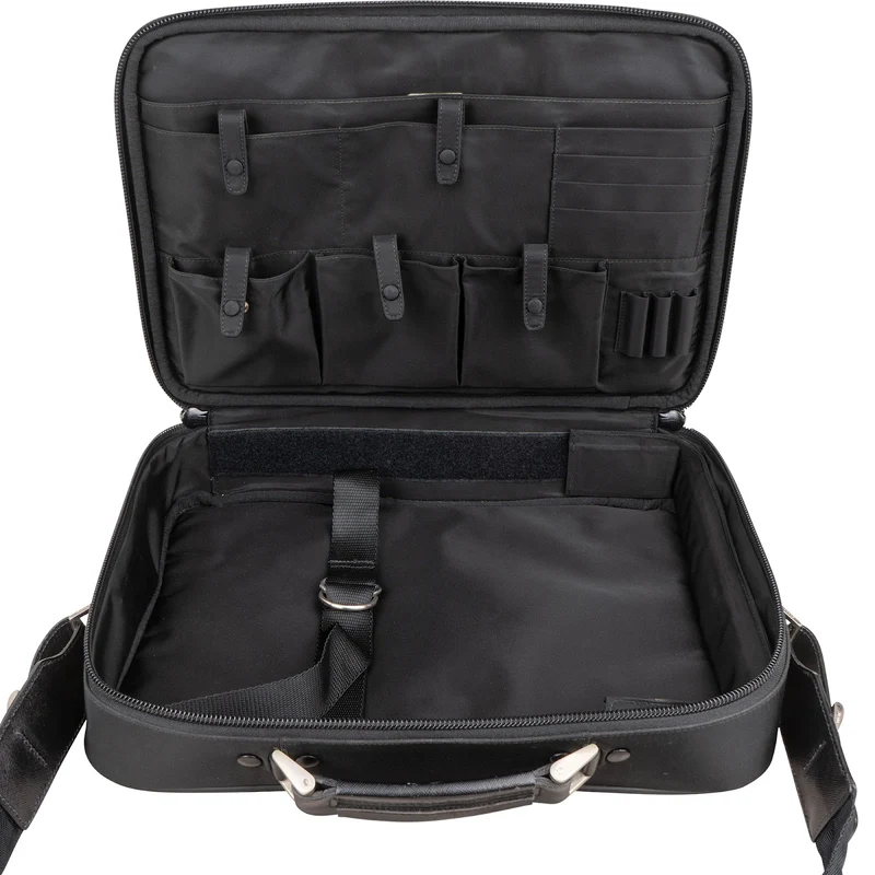 Prada Black Tessuto Nylon Laptop Business Handbag