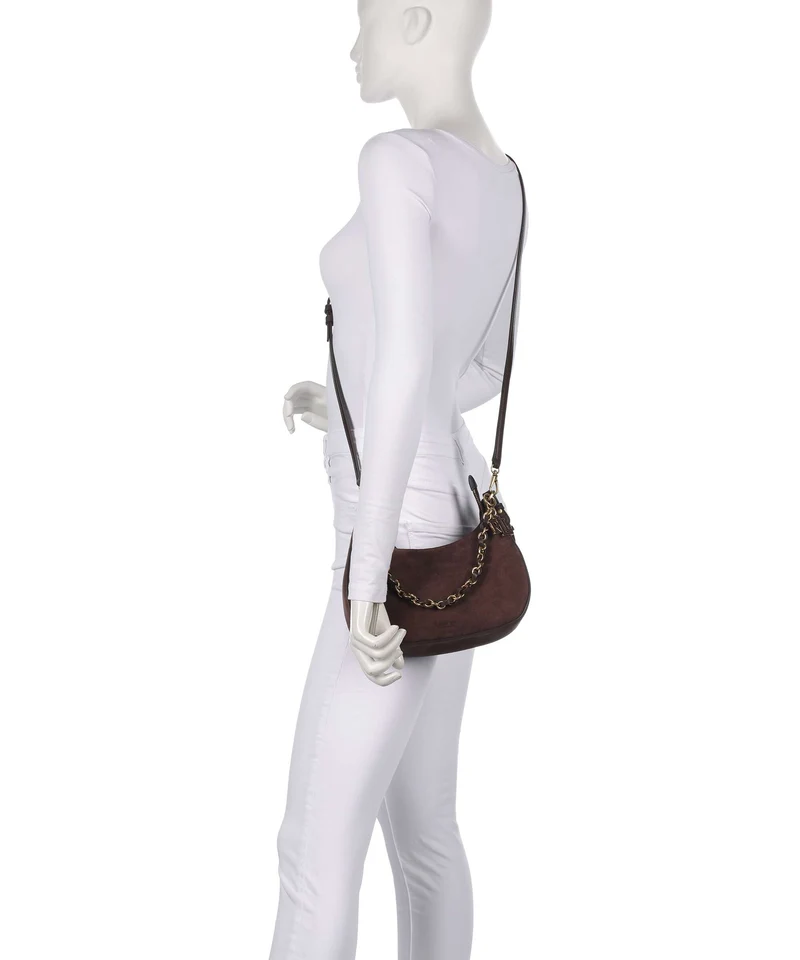 Lauren Ralph Lauren Marcy Medium Schultertasche chestnut brown