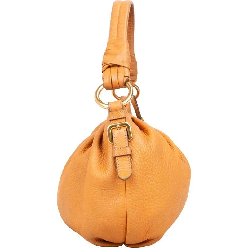 Prada Leather Vitello Hobo Shoulder Bag