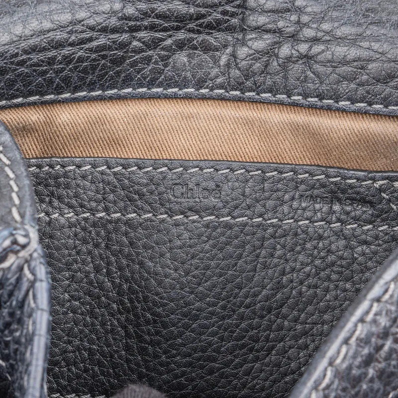 Chloé Grained Calfskin Marcie Small Saddle Crossbody Bag