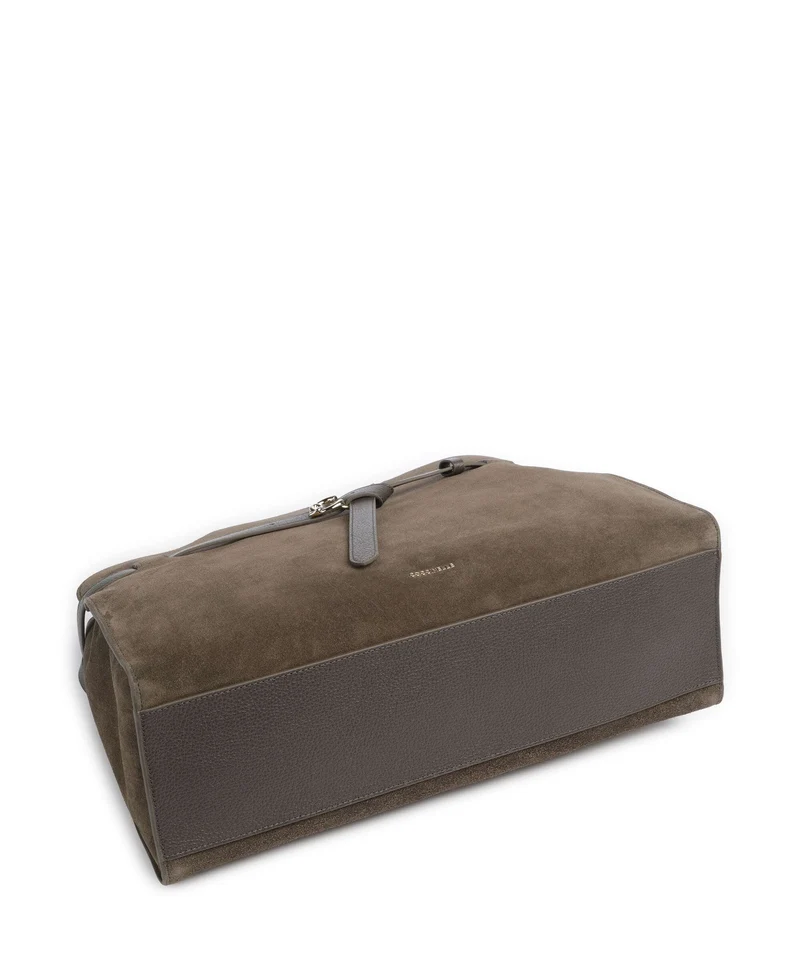 Coccinelle Sabine Suede Handtasche fango