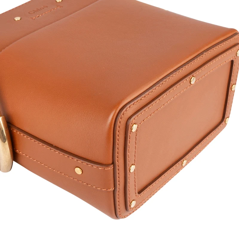 Chloé Leather Roy Mini Bucket Crossbody Handbag
