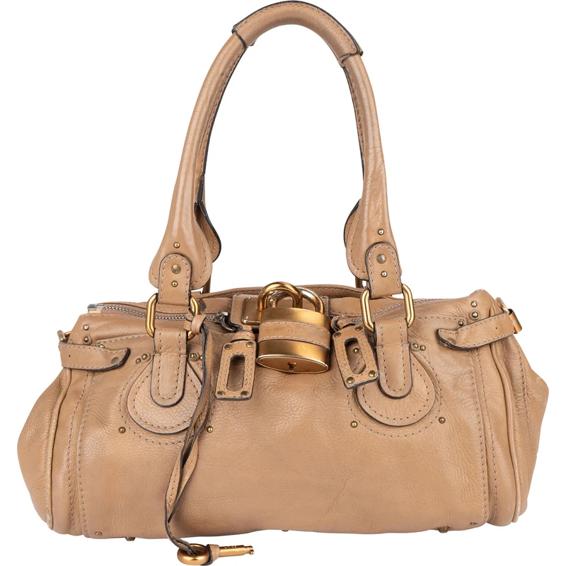 Chloé Grained Leather Paddington Satchel Shoulder Bag