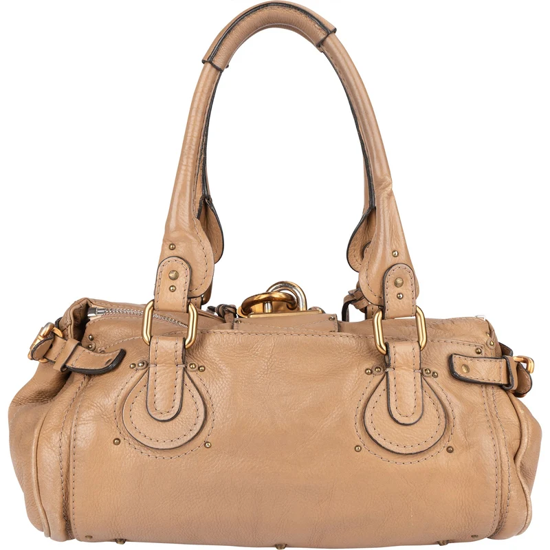 Chloé Grained Leather Paddington Satchel Shoulder Bag
