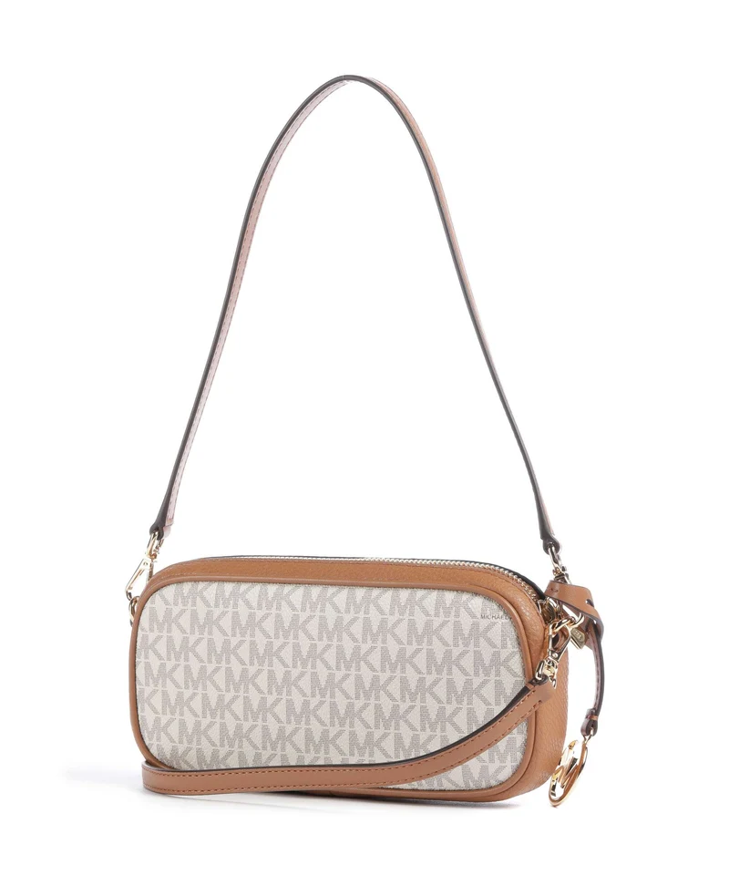 Michael Kors May Small Schultertasche vanilla/acorn