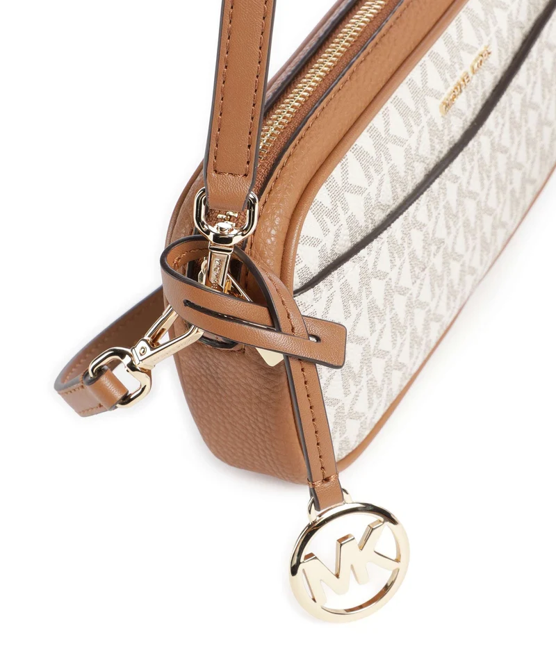 Michael Kors May Small Schultertasche vanilla/acorn