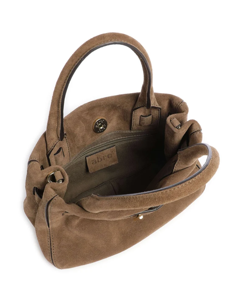 Abro Suede Jill Handtasche khaki