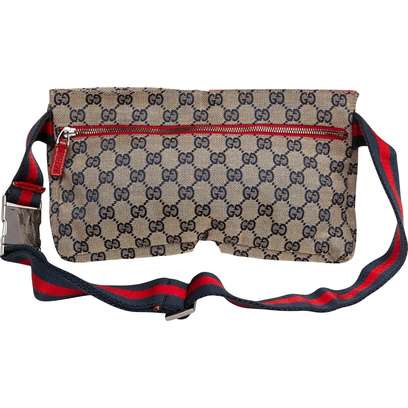 Gucci Monogram GG Canvas Crossbody Belt Bag