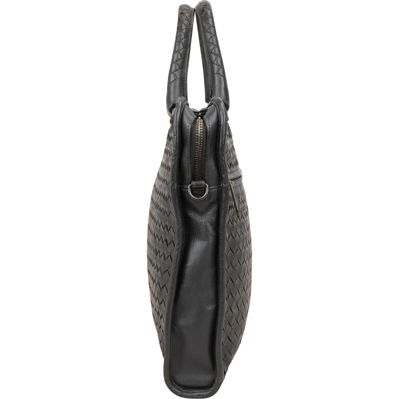 Bottega Veneta Intrecciato Leather Business Handbag