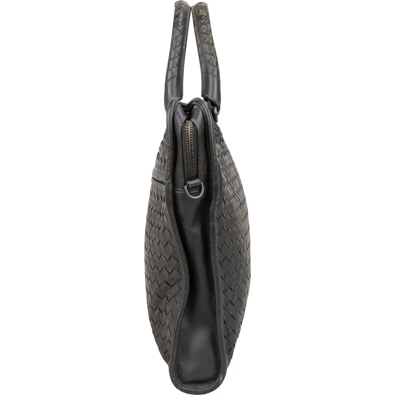 Bottega Veneta Intrecciato Leather Business Handbag