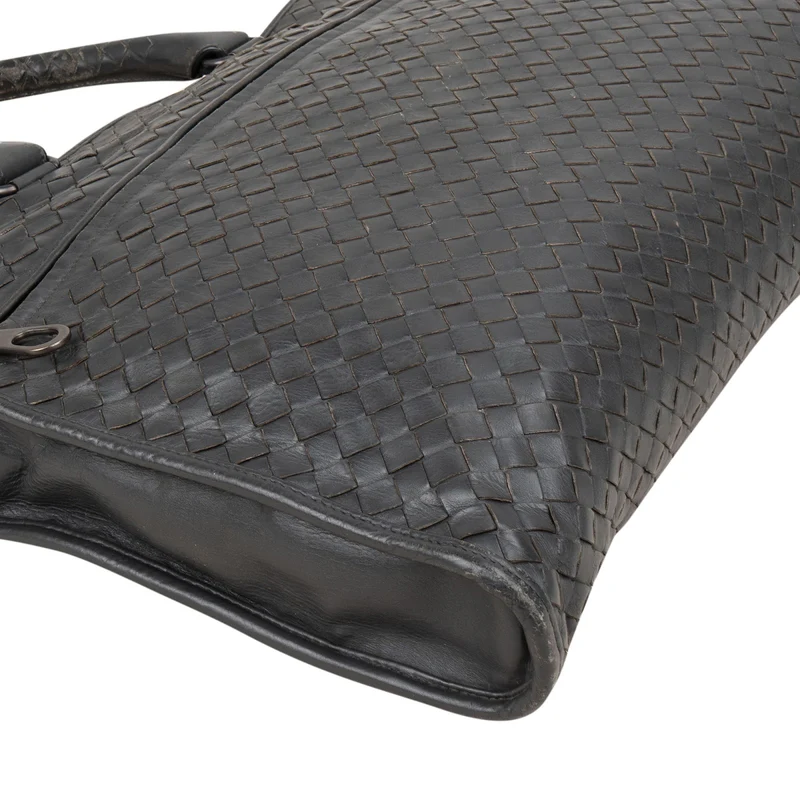 Bottega Veneta Intrecciato Leather Business Handbag