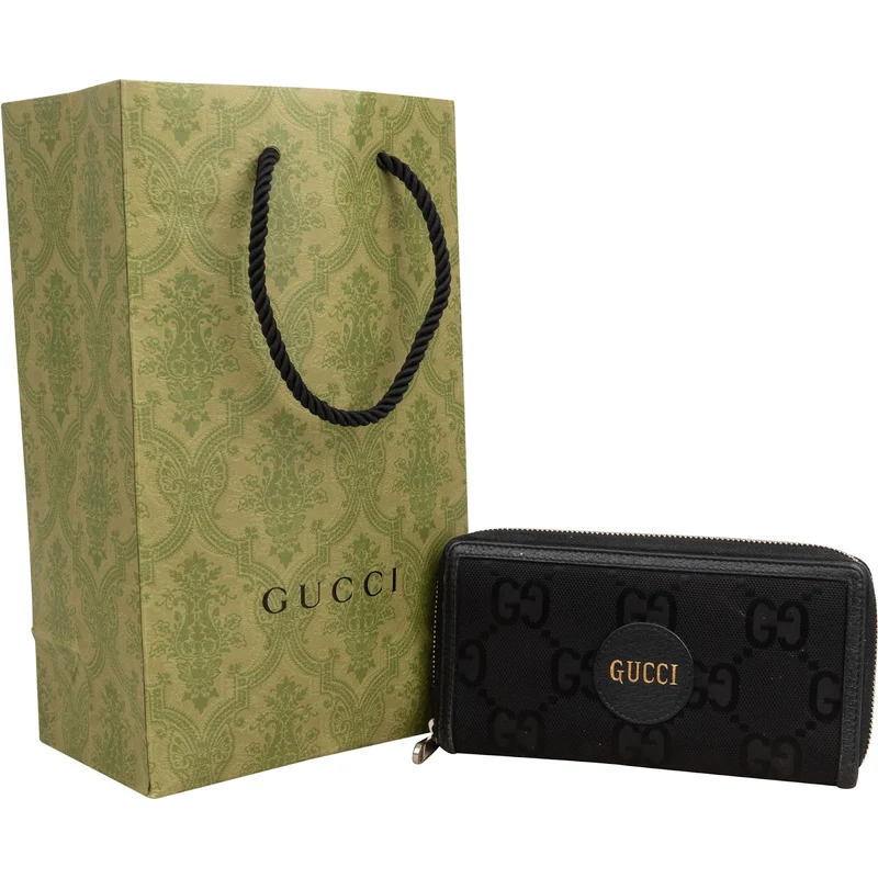 Gucci Monogram GG Off The Grid Zip Around Wallet