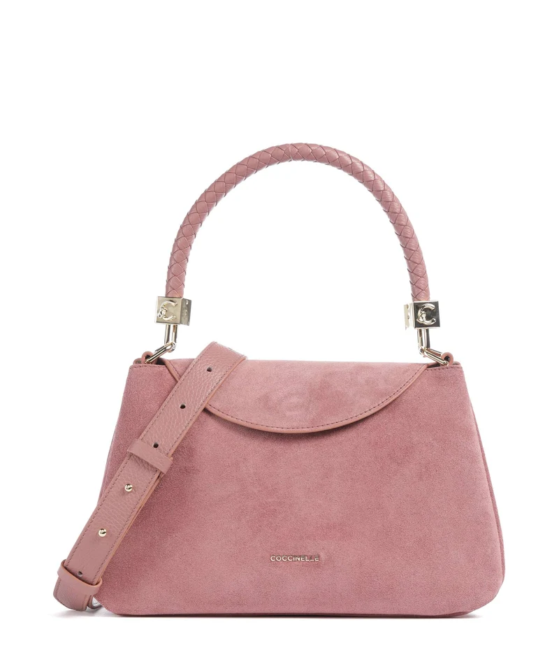 Coccinelle Tiggy Suede Schultertasche winter rose