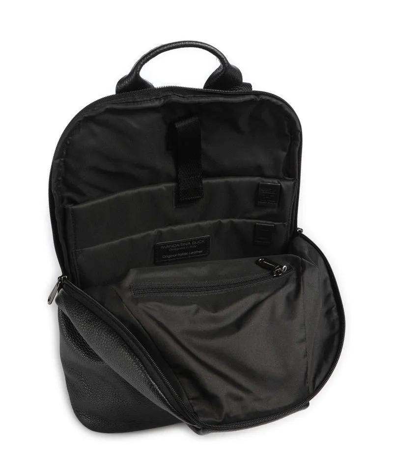Mandarina Duck Mellow Leather Rucksack nero