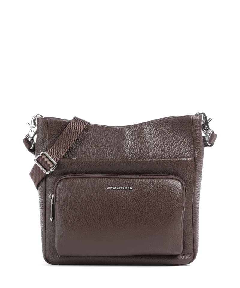 Mandarina Duck Mellow Leather Umhängetasche espresso
